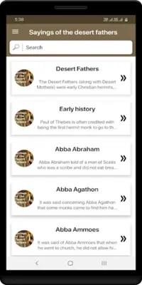 Sayings of the desert fathers android App screenshot 3